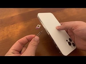 IPhone 12 Pro Max - How do you put a SIM card in a iPhone 12 Pro Max?