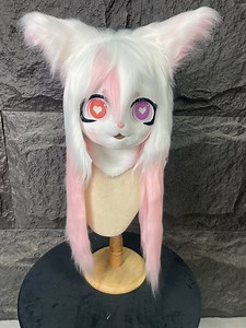 [Hot Item] Cartoon Cosplay Mascot Costume Realistic Plush Fursuit Head for Party Mask