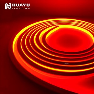 [Hot Item] Flexible Neon Strip Overall Color Change RGB 10*10mm Top Bending IP67 DC24V Outdoor Lighting