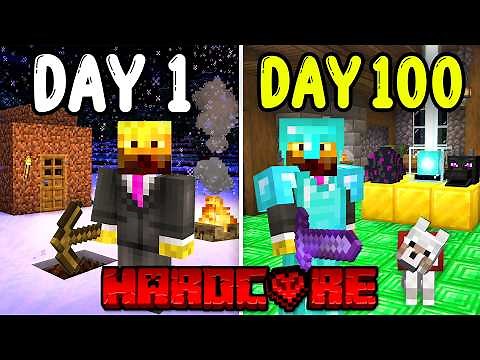 How to Survive 100 Days in Hardcore Minecraft