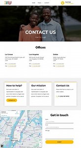 Contact us page - HTML Template by Nicepage