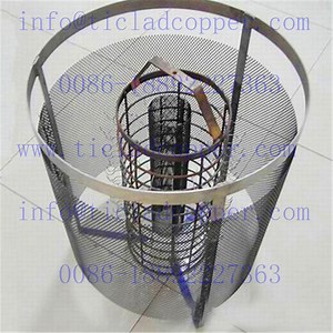 [Hot Item] Anodizing Titanium Basket for Electrolysis / Titanium Mesh Basket for Electroplating