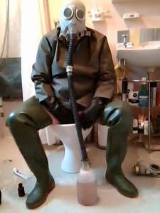 Piss and popper inhalation.