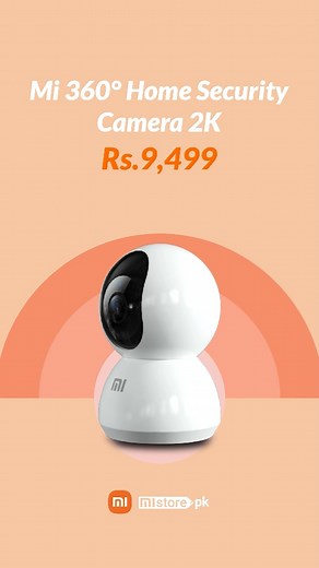3.5K views · 20 reactions | Lights, camera, security action  #Mi360SecurityCamera #2KImageQuality #SmartHomeSecurity #ClearNightVision #AIHumanDetection | Mistore.pk | Facebook