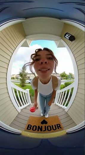 Caught Her Smiling Right at the Hidden Cam!