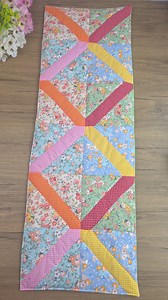 348K views · 4.8K reactions | Patchwork Table Runner | Colorful Quilted Design #patchwork #tablerunner #quilting #handmadehome #sewingproject | Narin handicrafts | Facebook