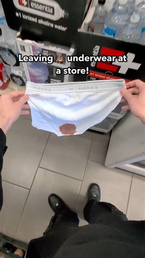 Leaving Poop Underwear At A Store! #prank #funny #viral
