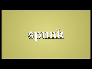 Spunk Meaning