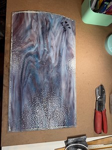 Opalescent Glass Sheets Wissmach? or Kokomo? Antique Church Stained Glass, Blue, Pink, Purple Streaky Stained Glass, Slag Glass - Etsy Canada