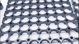 Fielect 5Pcs 4x9 Cell Spacer 18650 Lithium Battery Holder Bracket for DIY Battery Pack 18.5mm Hole Dia