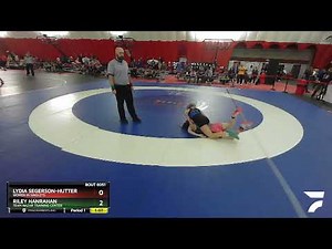 122-127 Lbs Round 5 - Lydia Segerson-Hutter, Women In Singlets Vs Riley Hanrahan, Team Nazar Train