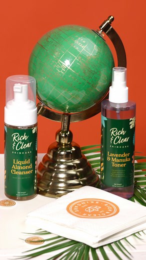 1.3K views · 23 reactions | She asked: “What helps to close the pores after something like this?”  The answer = our Liquid Almond Cleanser 便✨ This gentle foaming cleanser keeps your pores tight, your skin balanced, and your glow unmatched.  Tap the link in bio + search “Cleanser” to grab yours today! #RichAndClear #LiquidAlmondCleanser #GlowingSkin | Rich & Clear Skincare | Facebook