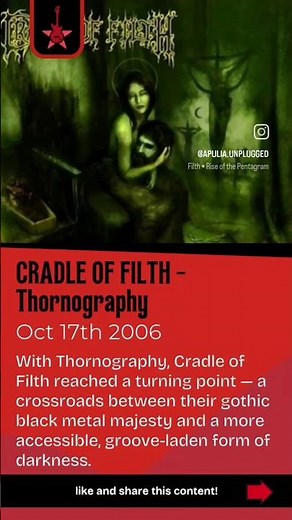 CRADLE OF FILTH - Thornography (2006)