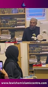 Sister taking her Shahadah at Lewisham Islamic Centre. May Allah (SWT) increase her Eman, keep her steadfast and grant her success Ameen! #Shahadah #LIC | Lewisham Islamic Centre