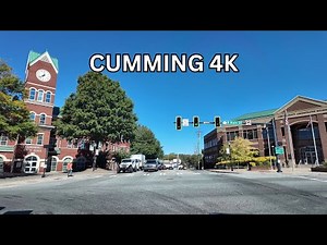 Cumming, GA 4K - Downtown Drive USA