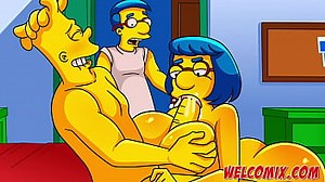 Barty baise la mère de son ami - The Simptoons Simpsons porn