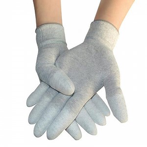[Hot Item] Top Fit Static Dissipative Gloves with PU Coated Fingertips ESD Protection