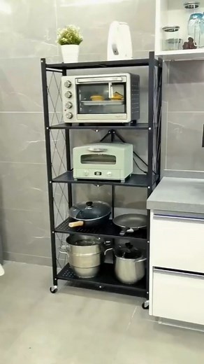 7.1K views · 42 reactions | 5 tier foldable kitchen rack at 8500/- ️Rust free ️Has trolley wheels for easy movement ⭕Lipa polepole allowed We do Nationwide delivery- FREE WITHIN NAIROBI Region, contact us on 0703814911 Pick up station- Superior Arcade center along Accra road, 2nd floor rm. 35 (follow the logo stickers on the stairs) | Rickys Home Interiors | Facebook