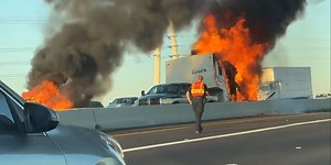 Fiery crash leaves 1 dead on Loop 202 in Tempe