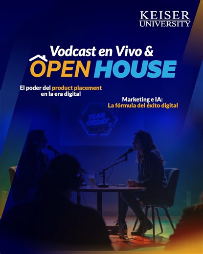 ¿Querés estudiar marketing? 📢 ¡Este es tu momento! Ven a nuestro Open House y conoce sobre nuestra licenciatura en Comunicaciones Integradas en Marketing. 🎟 Evento gratuito. 👉Cupos limitados ¡Regístrate! https://keiserlanding.keiseruniversity.edu.ni/vodcast-open-house-imc | Keiser University Latin American Campus