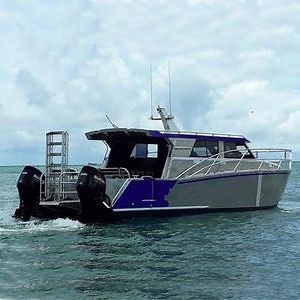 [Hot Item] Aqualand 36feet 11m 24persons Aluminium Diving Catamaran /Aluminum Passenger Ferry Water Taxi Speed Motor Boat (PC1100)