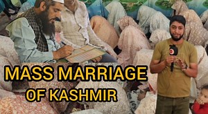 Kashmiriyat Zindabad, Mass Marriage of Kashmir Valley among 99 Muslim Girls perform Marriage, one Hindu girl also part of this Marriage Function held in Kashmir | The Kashmir Essence