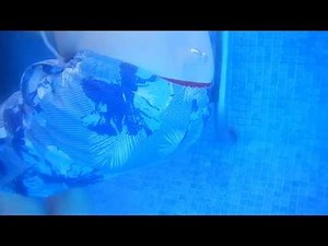Underwater fart slow motion