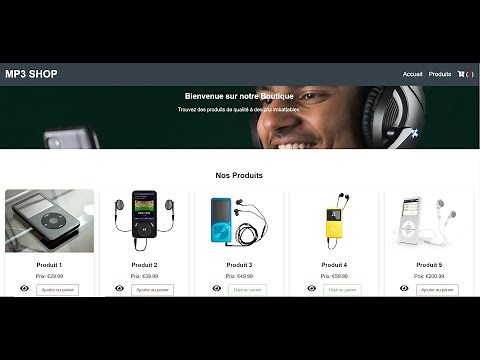 Construisez votre propre site de vente en ligne avec un système de panier dynamique en JavaScript.