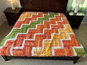 Split Rail / Split Rail Fence Pattern in a King Size Quilt - Etsy