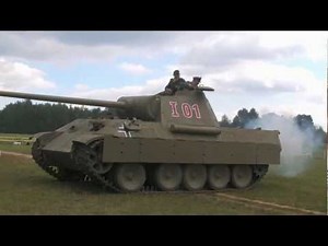 panzer V panther tank replica.
