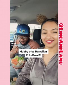 12K views · 372 reactions | HUBBY TRIES HAWAIIAN POKEBOWL!!! Hawaiian pokebowl was a hit with Lamb, now he keeps talking about going to Hawaii  . . . #lingandlamb #poke #pokebowl #hawaii #food #foodie #couple #funny #love #fyp #tiktok #explorepage #youtuber #aapi | Ling and Lamb | Facebook