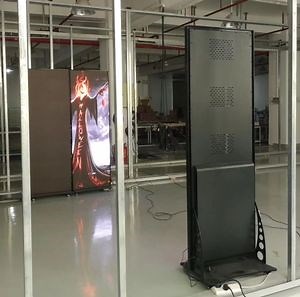 [Hot Item] Ultra Slim Indoor Mobile Movable Advertising Digital LED Display Screen