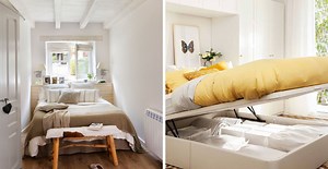 Colores claros y camas con espacio de guardado: entre los mejores tips de estilistas para decorar cuartos pequeños
