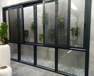 [Hot Item] Baiyiyuan Window Aluminum Sunroom Window Metal Window Low-E Glass Sliding Windows Aluminium Window