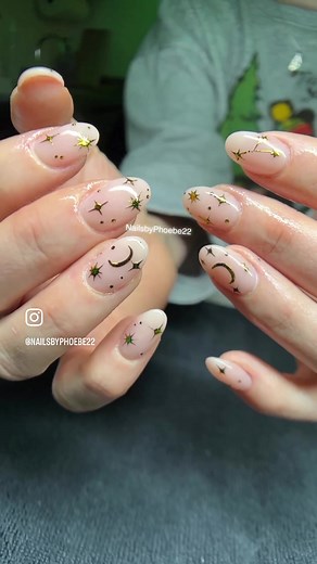 Unique Star and Moon Nail Art Tutorial