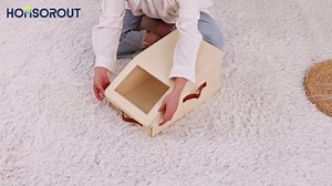 Hat Organizer for Baseball Caps - 2PCS Stackable Storage with Clear Lid, Drawer & Flip-Top Access, Space-Saving Hat Box for Closet, Breathable Fabric, Beige