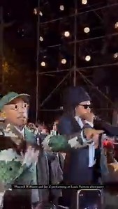#PharrellWilliams and #JayZ performing at Louis Vuitton Show🔥 | We Are Hip-Hop Freakz