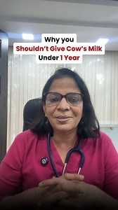 Why you shouldn’t give cow’s milk under 1 year Disclaimer: All images and footage in this reel belong to their original creators. They are used solely for educational and awareness purposes. Credit will be given to the original owners wherever possible. Cow’s milk may feel natural, but babies under 12 months can’t handle it well. It’s too heavy for their immature kidneys and can strain their system. It does not provide the balanced nutrition infants need in the first year. Cow’s milk is low in i