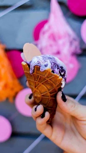 Homemade waffle cones are where it is at this summer! We’ve been making versions of this mini #glutenfree waffle cone recipe for a few years now and they are always a huge hit! Clickable recipe link in profile: https://thismessisours.com/gluten-free-waffle-cones/ #thismessisours #bhgstylemaker #icecream #icecreamcone #waffle #wafflecone #wafflecones #miniwafflecones #icecreamrecipe #homemade #homemadeicecream | This Mess Is Ours