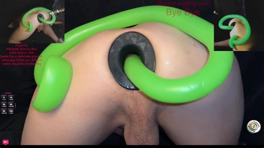 o fim de uma transmissão ao vivo