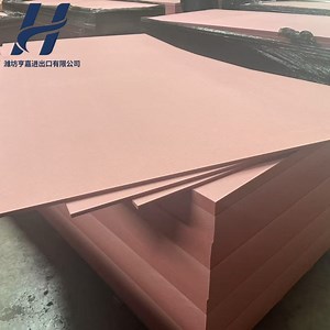 [Hot Item] 4*8FT Red Flame Retardant Fire-Retardant MDF Board for Kitchen Cabinet and Furniture