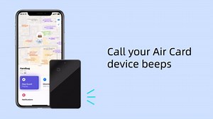 Smart Card Wallet Finder Thin Bluetooth Tracker, Item Locator for Wallet, Luggage Tags, Supports for iOS and Android