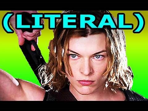 LITERAL Resident Evil Afterlife Trailer Parody