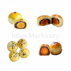 [Hot Item] Industrial Chinese Traditional Desserts Egg Yolk Puff Manufacturing Salted Biscuit Dim Sum Making Maker Machine
