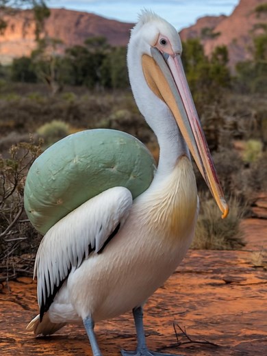 A Heartfelt Rescue: Kangaroo Helps Australian Pelican