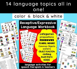 Speech Therapy Activities,preschool Printables,preschool Worksheets,speech Pathology, Speech Therapy,speech Pathologist,preschool Learning - Etsy Canada