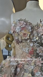 All the drama! She fits perfectly in our side window 👌❤️ @statelybrides #window #display #shop | Gracie Bleu Bridal