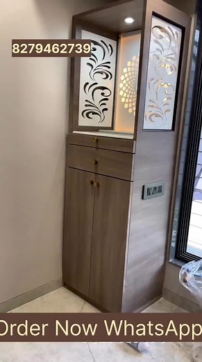 4K views · 18 reactions | ️ Transform your sacred space with the most exquisite Pooja Mandir designs of 2023!  From intricately carved wood to graceful marble creations, experience divinity in every detail. Explore now and bring timeless elegance into your home. ✨ #PoojaMandirInspiration #DivineSpaces #HomeTempleVibes #poojaroom #poojadecor #poojaghar #reels #goldendecor | Golden Decor | Facebook