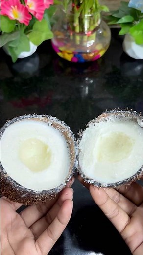 Milk ,Coconut se Creamy Coconut icecream😋😍| Whithout whipping cream |#viral #recipe #icecream
