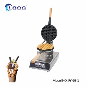 [Hot Item] Commercial Rotating Waffle Baker Electric Waffle Making Machine with Digital Computer Board